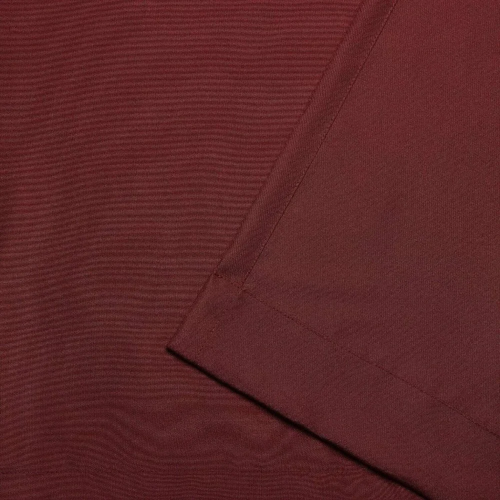 Exclusive Home Indoor/Outdoor Cabana Grommet Top Curtains 2- 54x96, Radiant Red